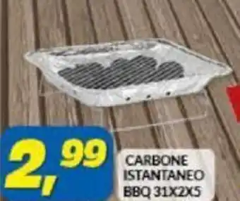 Risparmio Casa CARBONE ISTANTANEO BBQ 31X2X5 offerta
