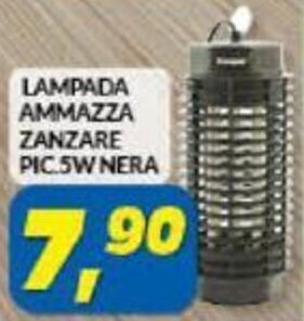 Risparmio Casa LAMPADA AMMAZZA ZANZARE PIC.5W NERA offerta