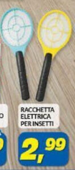 RACCHETTA ELETTRICA PER INSETTI