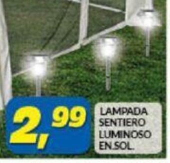 Risparmio Casa LAMPADA SENTIERO LUMINOSO EN SOL offerta