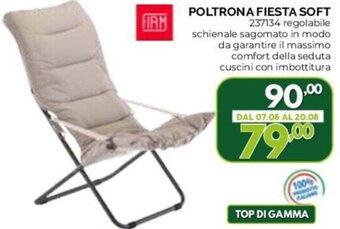 Orizzonte POLTRONA FIESTA SOFT offerta