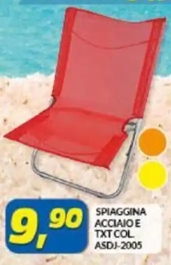 SPIAGGINA ACCIAIO E TXT COL ASDJ-2005