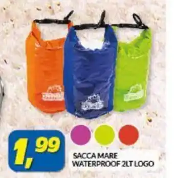 Risparmio Casa SACCA MARE WATERPROOF 2LT LOGO offerta