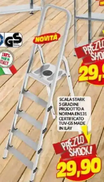 Risparmio Casa SCALA STARK 5 GRADINI PRODOTTO A NORMA EN131 offerta