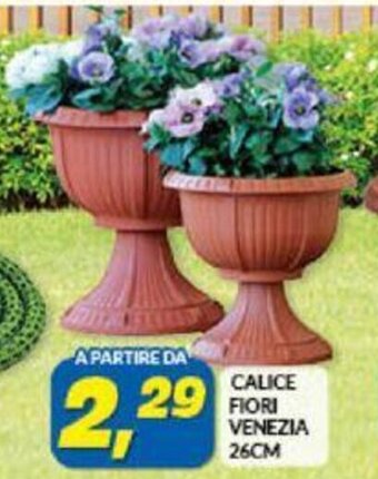Risparmio Casa CALICE FIORI VENEZIA 26CM offerta