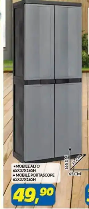 Risparmio Casa MOBILE PORTASCOPE 65X37X165H offerta