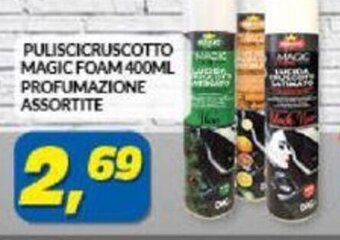 Risparmio Casa PULISCICRUSCOTTO MAGIC FOAM 400ML PROFUMAZIONE ASSORTITE offerta