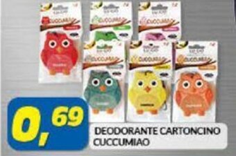 Risparmio Casa DEODORANTE CARTONCINO CUCCUMIAO offerta