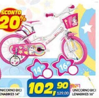UNICORNO BICI LENABIKES 16"