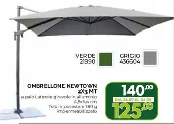 Orizzonte 2X3 MT OMBRELLONE NEWTOWN offerta