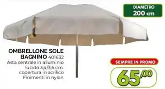 Orizzonte OMBRELLONE SOLE BAGNINO offerta