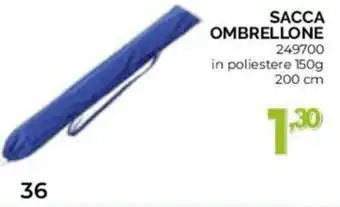 Orizzonte SACCA OMBRELLONE 249700 in poliestere 150g 200 cm offerta
