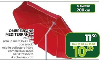 Orizzonte OMBRELLONE MEDITERRANEO offerta