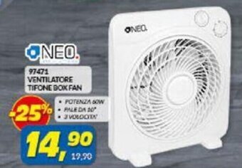 Risparmio Casa VENTILATORE TIFONE BOX FAN offerta