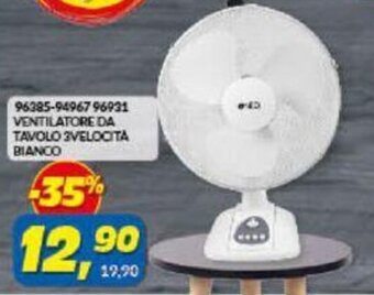 Risparmio Casa VENTILATORE DA TAVOLO 3VELOCITA BIANCO offerta