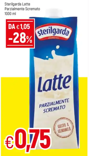 Famila Sterilgarda Latte Parzialmente Scremato 1000ml offerta
