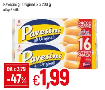 Famila Pavesini gli Originali 2x200g offerta