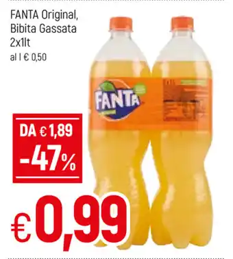 Famila Fanta Original, Bibita Gassata 2x1lt. offerta