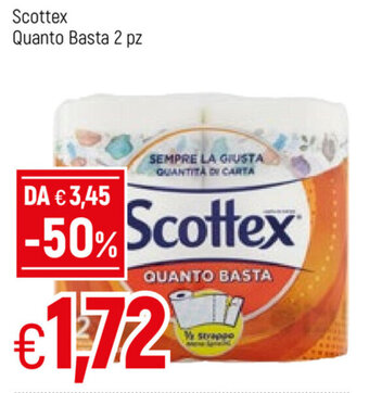 Famila Scottex Quanto Basta 2pz offerta