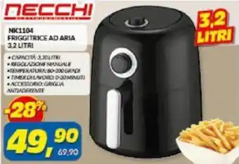 Risparmio Casa NK1104 FRIGGITRICE AD ARIA 3.2 LITRI offerta