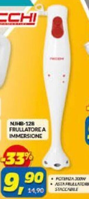 Risparmio Casa NJHB-128 FRULLATORE A IMMERSIONE offerta