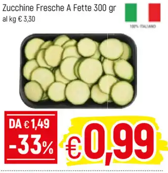 Famila Zucchine Fresche A Fette 300gr offerta