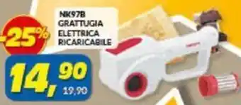Risparmio Casa NK978 GRATTUGIA ELETTRICA RICARICABILE offerta