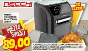 Risparmio Casa NK1006 FRIGGITRICE ARIA/FORNO CRISPY offerta