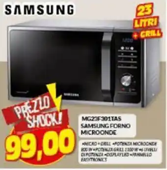 Risparmio Casa MG23F301TAS SAMSUNG FORNO MICROONDE offerta