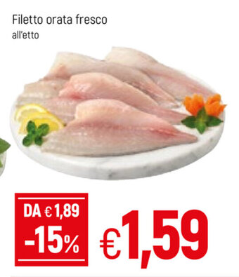 Famila Filetto orata fresco offerta