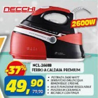 Risparmio Casa NECCHI NCL-26688 FERRO A CALDAIA PREMIUM offerta