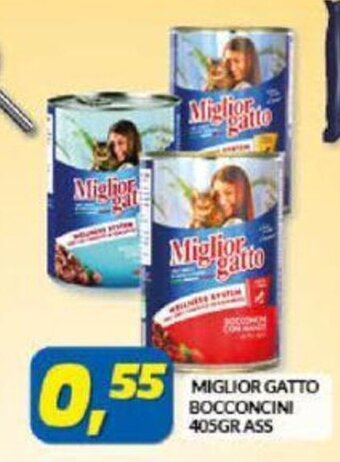 MIGLIOR GATTO BOCCONCINI 405GR ASS
