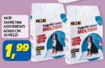 Risparmio Casa NOE TAPPETINI ASSORBENTI 60X60 CM 10 PEZZI offerta