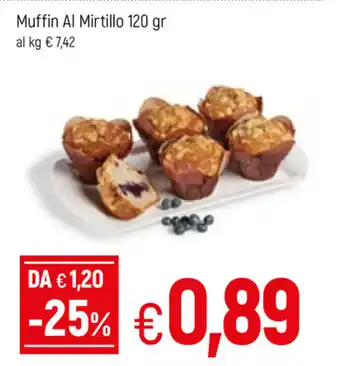 Famila Muffin Al Mirtillo 120gr offerta