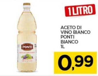 Interspar ACETO DI VINO BIANCO PONTI BIANCO 1L offerta