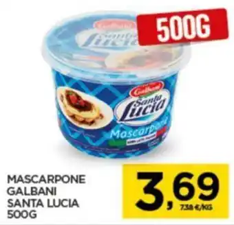 Interspar MASCARPONE GALBANI SANTA LUCIA 500G offerta
