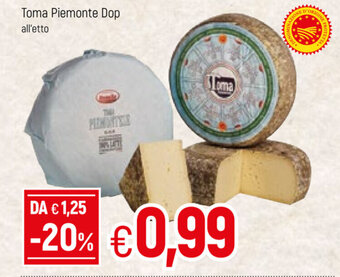 Famila Toma Piemonte Dop offerta