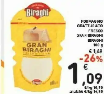 Conad Biraghi Biraghi - Gran Biraghi Grattugiato Fresco offerta