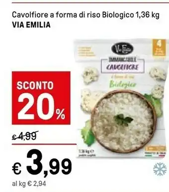 Iper La Grande Via Emilia Cavolfiore A Forma Di Riso offerta