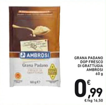 Spazio Conad GRANA PADANO DOP FRESCO DI GRATTUGIA AMBROSI 60 g offerta