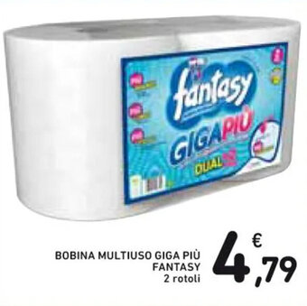 Spazio Conad BOBINA MULTIUSO GIGA PIÙ FANTASY 2 rotoli offerta