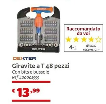 Bricocenter Dexter Giravite A T offerta