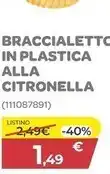 Bimbo Store Chicco braccialetto in plastica alla citronella offerta