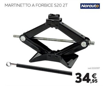 Norauto - martinetto a forbice s20 2t