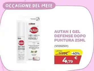 Bimbo Store Autan gel defense dopo puntura 25ml offerta