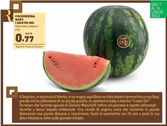 Conad City I nostri ori - cocomerina baby offerta