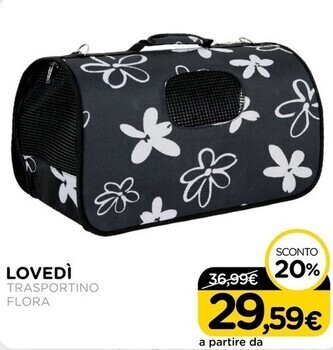 Arcaplanet Lovedi trasportino flora offerta
