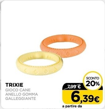 Trixie - gioco cane anello gomma galleggiante