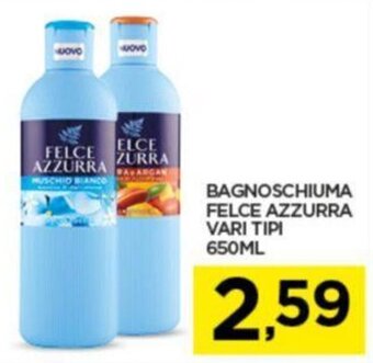 Interspar BAGNOSCHIUMA FELCE AZZURRA VARI TIPI 650ML offerta