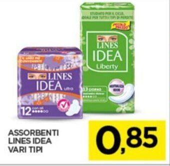 Interspar ASSORBENTI LINES IDEA VARI TIPI offerta